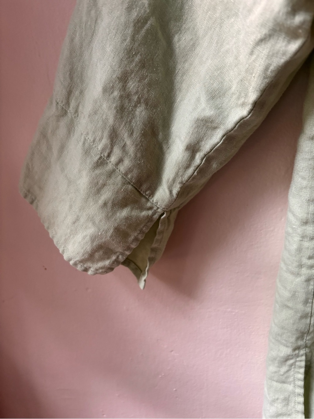 Eileen Fisher Linen Button Down Top - Picture 5 of 10